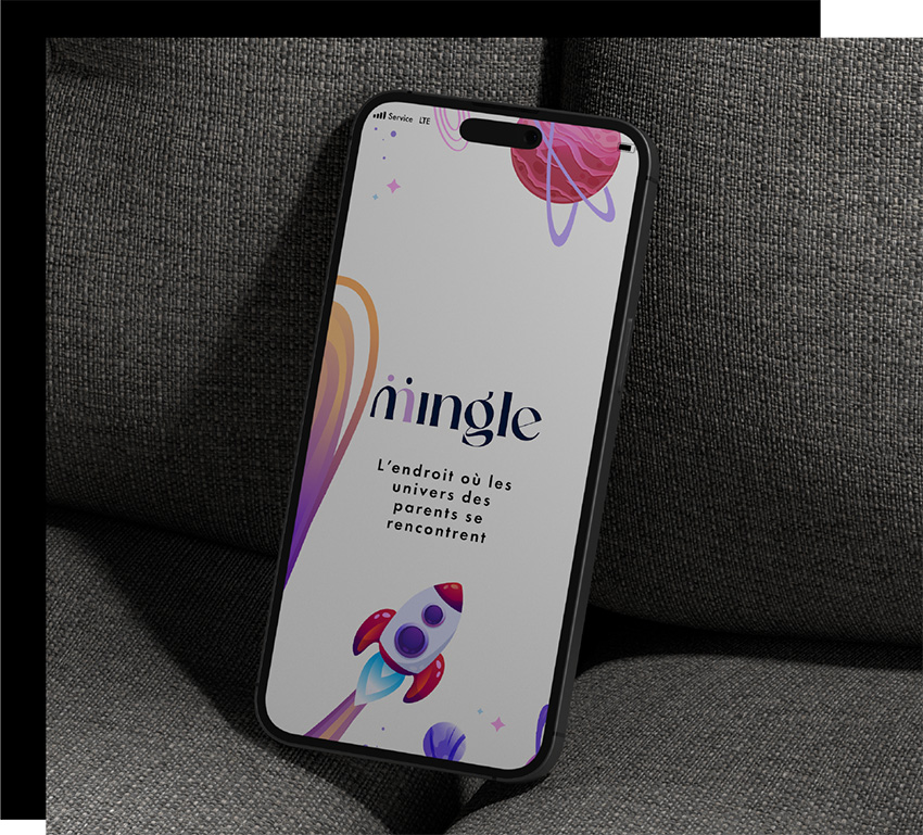 Couverture mingle sur page projet