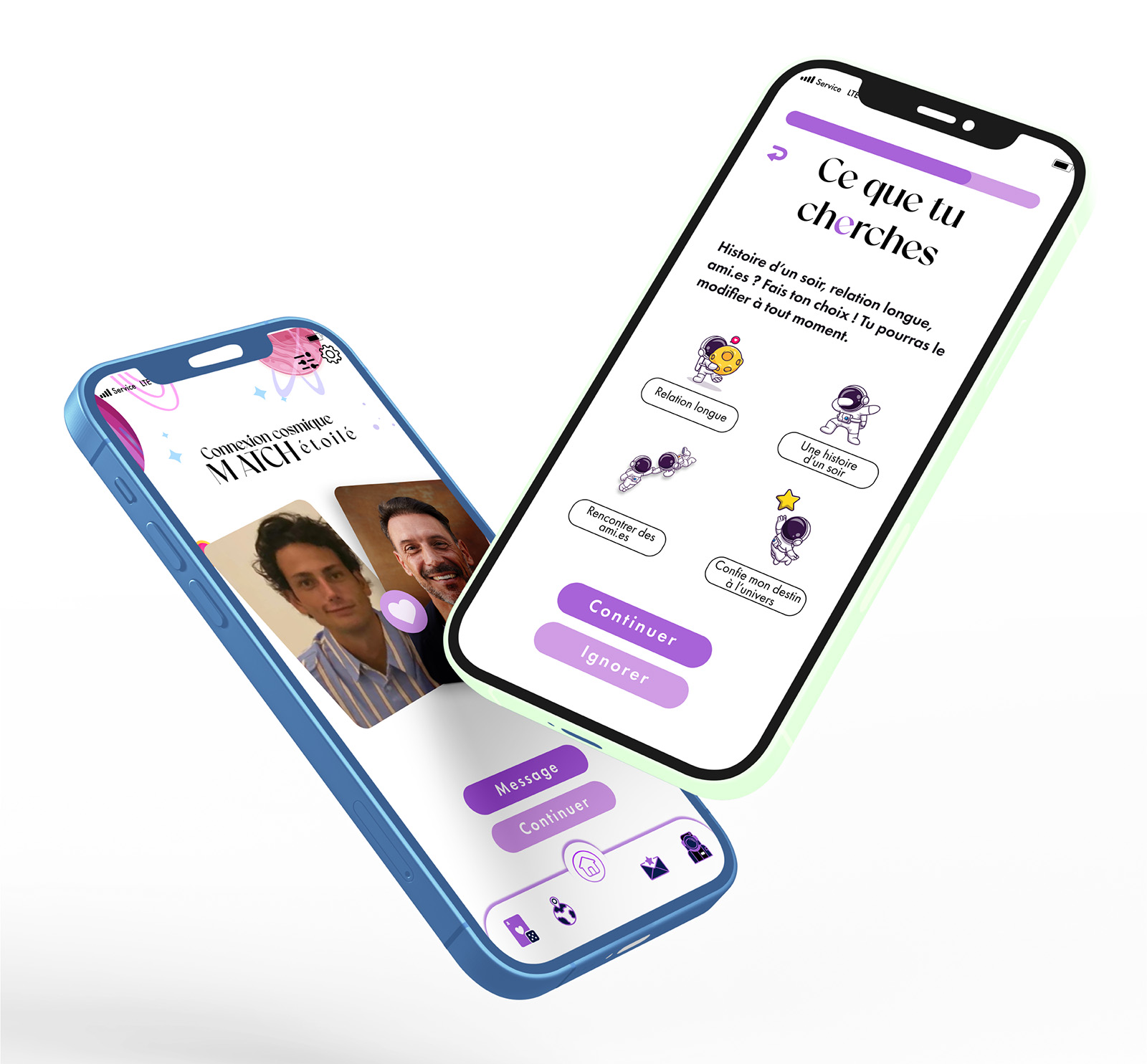 MOCKUP MINGLE app